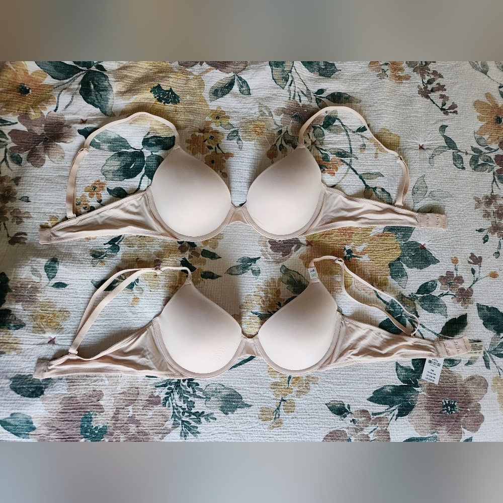 PAIR of VS PINK bras 36B
